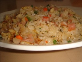 卵なしで☆簡単チャーハン