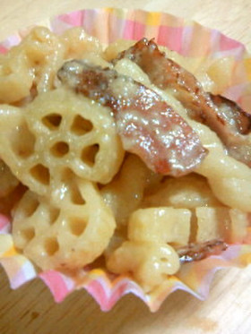 お弁当に❤マカロニのチーズコンソメ味♡