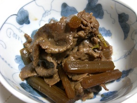 牛肉と蕗の煮物 ＊ お弁当用