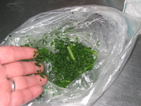 簡単！保存可！包丁不要でパセリみじん切り