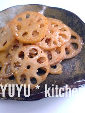 非常に簡単♪サクサク蓮根きんぴら
