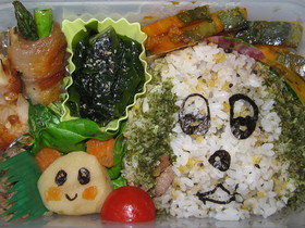いないいないばあ！弁当（キャラ弁）