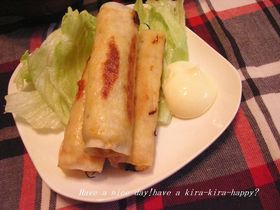 春巻きの皮で♪チキンスティック