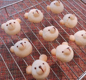 ラブリー☆ぷっくりくまちゃんクッキー