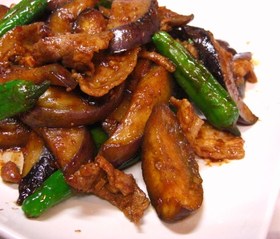 ご飯がすすむ♪なすとしし唐の甘辛みそ炒め