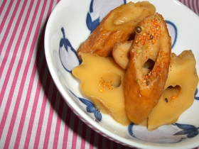 副惣菜に簡単✿ちくわぶと❀ちくわの✿煮物