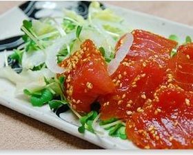 マグロの韓国たれ漬け