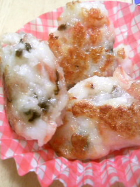 お弁当に❤はんぺん焼（桜エビ＆塩昆布）