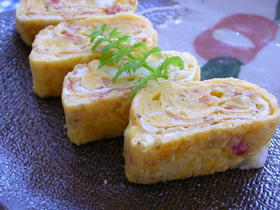 お弁当に✿さっぱり梅ゴマたまご焼き✿