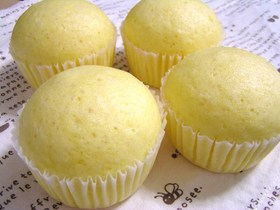★簡単ふわふわ★チーズ蒸しパン