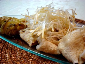 さっぱり！ウマい焼きナスと豚しゃぶ♪
