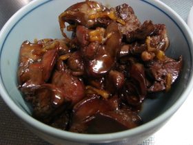 簡単我が家の☆鶏レバーの甘辛煮