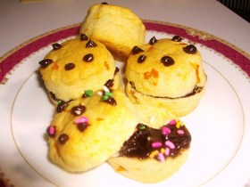 ホットケーキｍｉｘで簡単スコーン