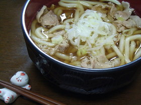簡単肉うどん☆