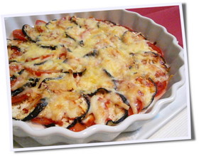 ♥簡単♥お洒落なトマトと茄子のチーズ焼き