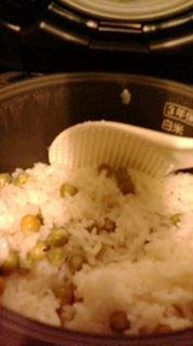 春の味☆豆ごはん