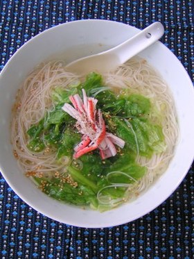 あっという間のにゅうめんでっせ
