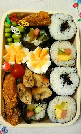 お弁当の『緑』に困ったら！枝豆ピック