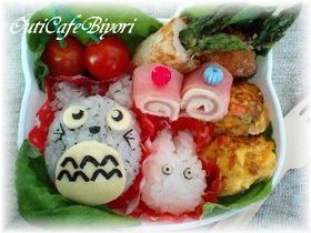 ＊簡単可愛いトトロのキャラ弁の作り方＊