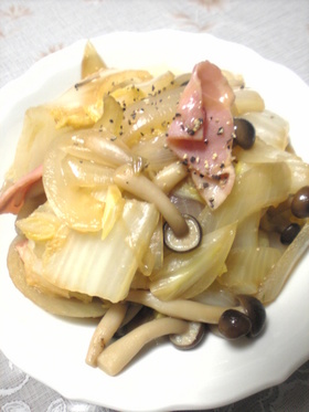 白菜とたまねぎのあっさり煮