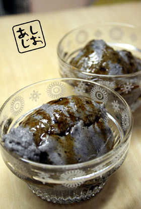 ふわふわ黒ごまムース