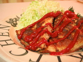 超かんたん(^^)巻かないひき肉オムレツ
