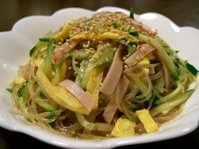 ずぼらな私の春雨サラダ~♪