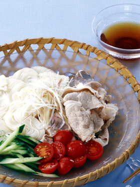 豚冷しゃぶそうめん