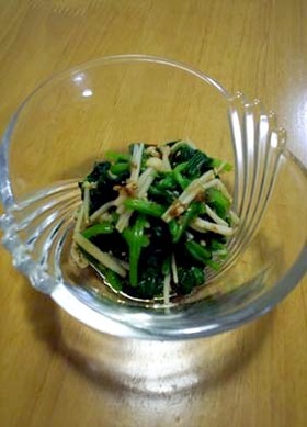 ほうれん草とえのきのおかか和え