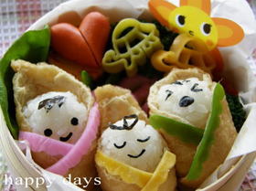 ❁いなりで可愛い赤ちゃん❁（キャラ弁）