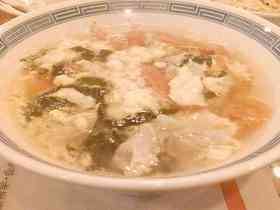 西紅柿鶏蛋湯（西紅柿=トマト、鶏蛋=卵
