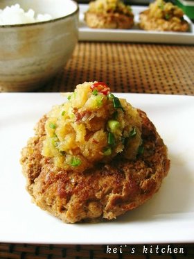 和風な豆腐ハンバーグ