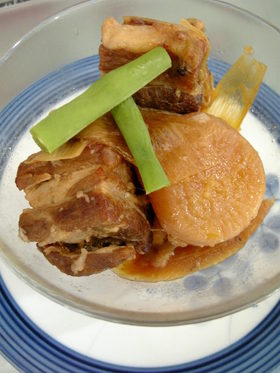角煮っぽい豚バラ肉がさっぱり?!