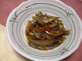 骨まで美味しい♪鯵の南蛮漬け