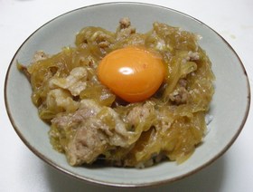 褒められちゃった♪玉ねぎで他人丼？（普　