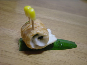 お弁当に「でんでん虫」