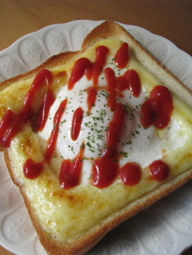 パン屋さんでも売ってた*エッグトースト*