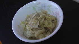 【キャベツとしらすで簡単おかず】