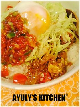 *カフェめし*タコライス＠サルサソース*