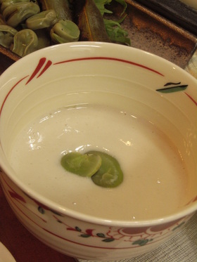 里芋と豆乳の冷製スープ