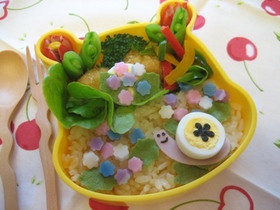 あじさいキャラ弁