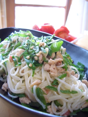 そうめんのうめ味チャンプルー