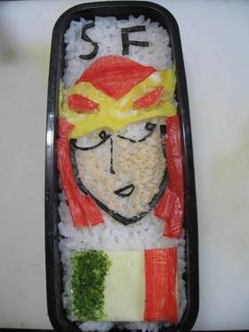 【キャラ弁】スカーフェイス・キン肉マン