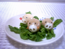 キャラ弁♡黒毛和豚