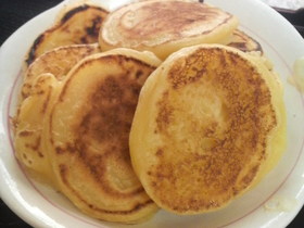 簡単❤もっちもちパンケーキ