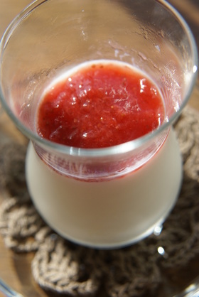 *milk pudding*