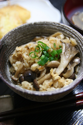 きのこの炊き込みごはん