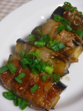 なすの豚肉巻き巻き♫♬