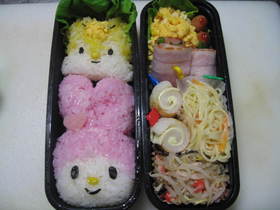 【キャラ弁】　♥♡♥マイメロディ♥♡♥