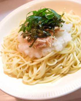 ✿大根おろしとツナの和風パスタ✿